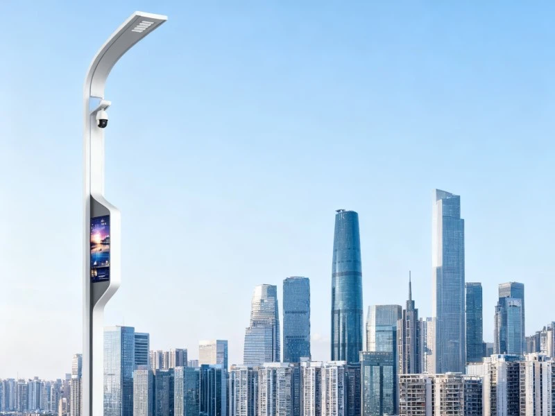 Integrated smart poles Integrated smart poles