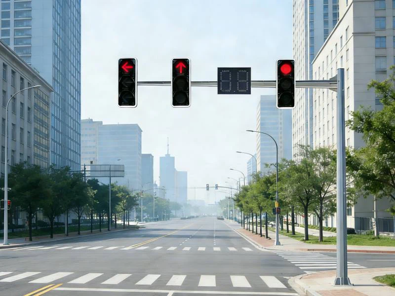 Octagonal traffic signal poles Octagonal traffic signal poles